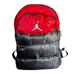 Nike Air Jordan Backpack Jumpman Red Black soft lightweight gym padded shoulders